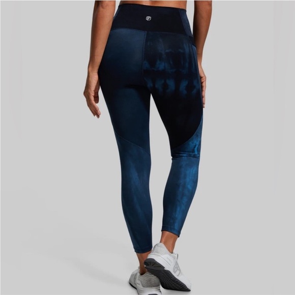 Born Primitive Pants - Born Primitive Eccentric High Rise Leggings Tie Dye Topaz